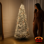 Árvore de Natal Retrátil Nevada Compacta 150cm – Pre Black Friday