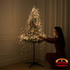 Árvore de Natal Retrátil Nevada Compacta 150cm – Pre Black Friday